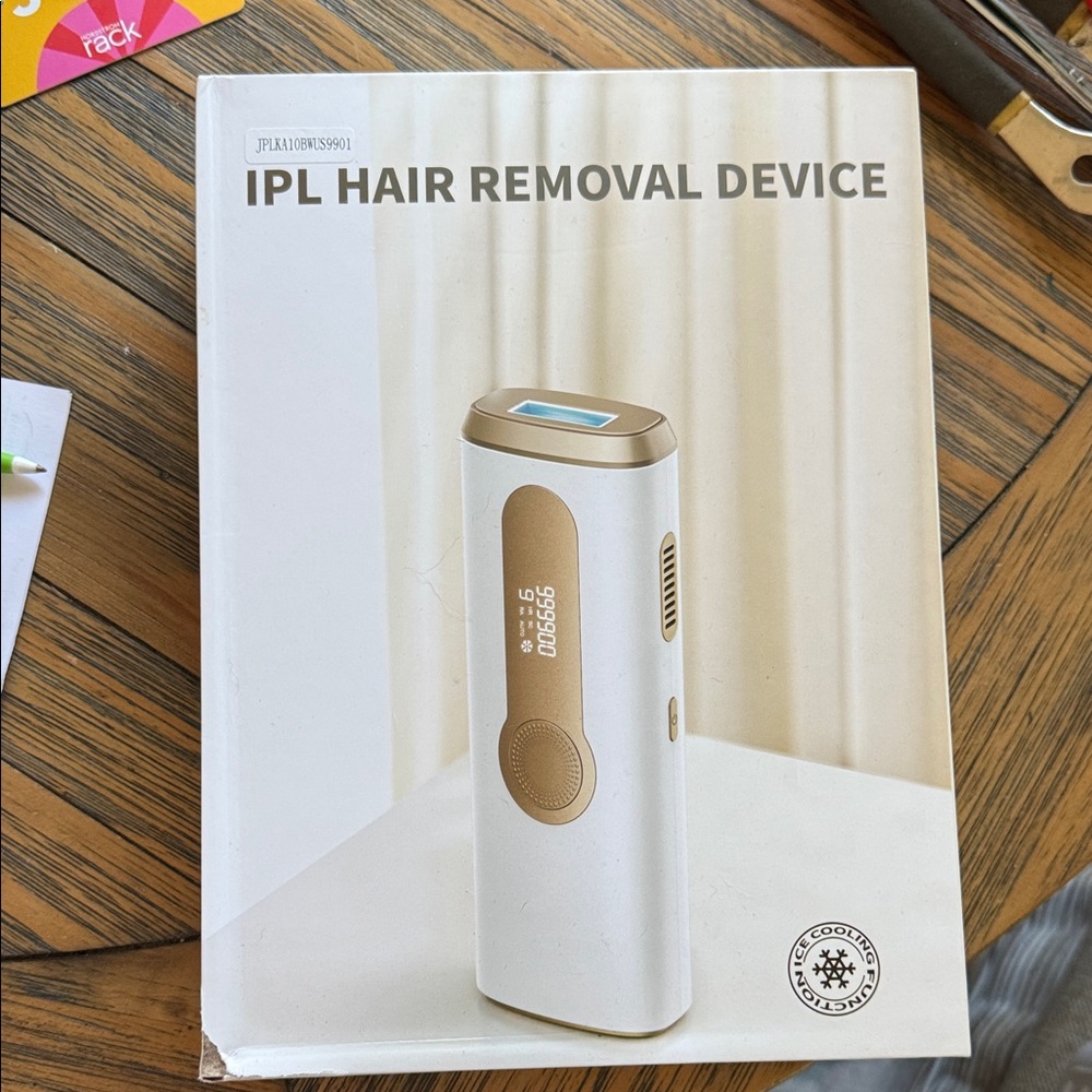 IPL Hair Removal Device - White and Gold